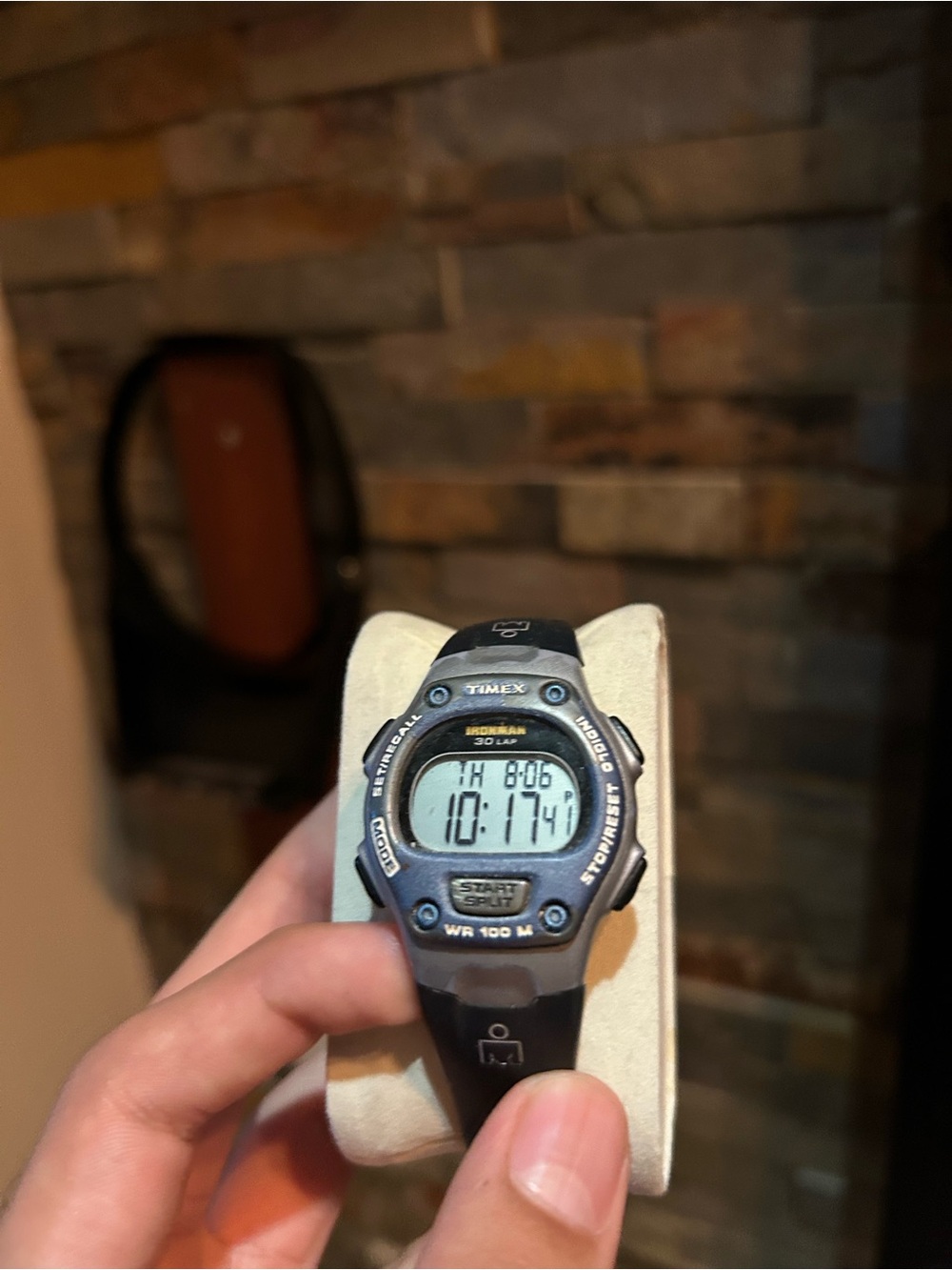 Timex Digital Sport Watch in Black and Silver